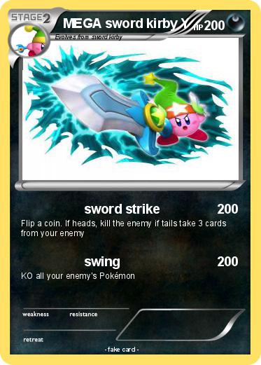 Pokemon MEGA sword kirby Y