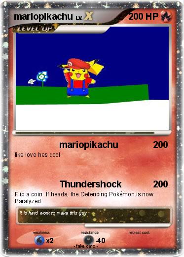 Pokemon mariopikachu