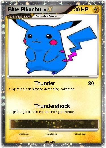 Pokemon Blue Pikachu