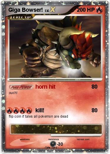 Pokemon Giga Bowser!