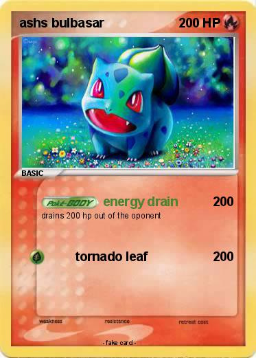 Pokemon ashs bulbasar