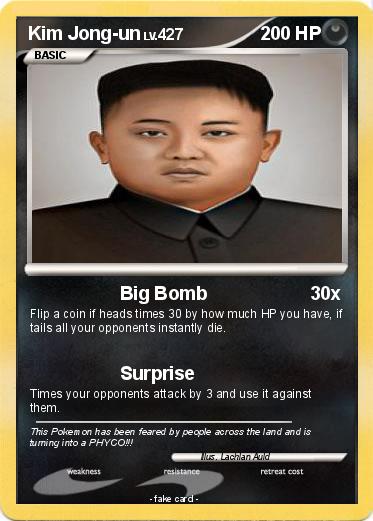 Pokemon Kim Jong-un