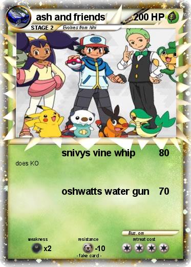Pokemon ash and friends