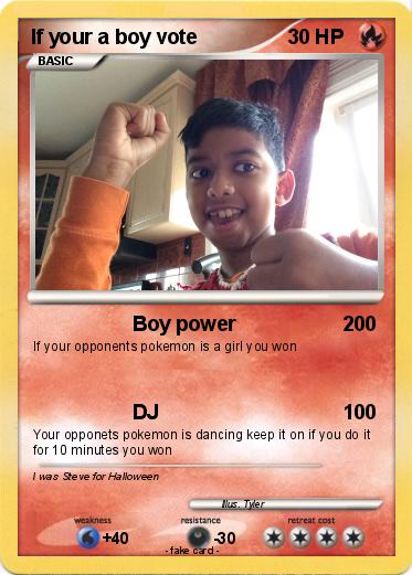 Pokemon If your a boy vote
