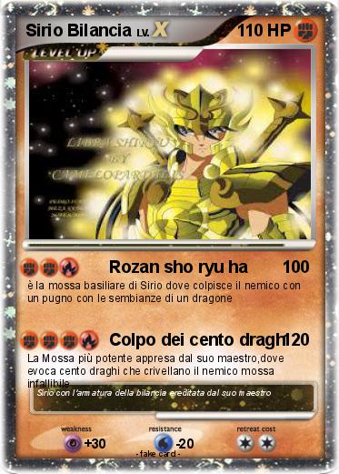 Pokemon Sirio Bilancia