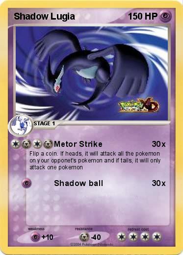 Pokemon Shadow Lugia