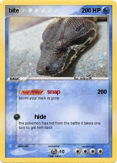 Pokemon bite