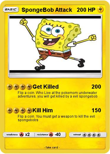 Pokemon SpongeBob Attack