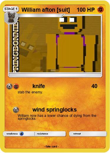 Pokemon William afton [suit]