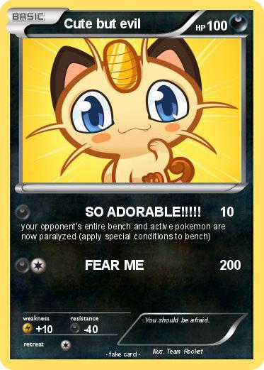 Pokemon Cute but evil