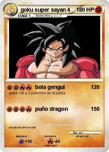 Pokemon goku super sayan 4