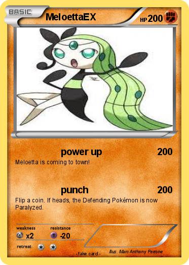 Pokemon MeloettaEX