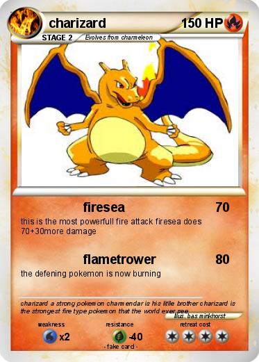 Pokemon charizard