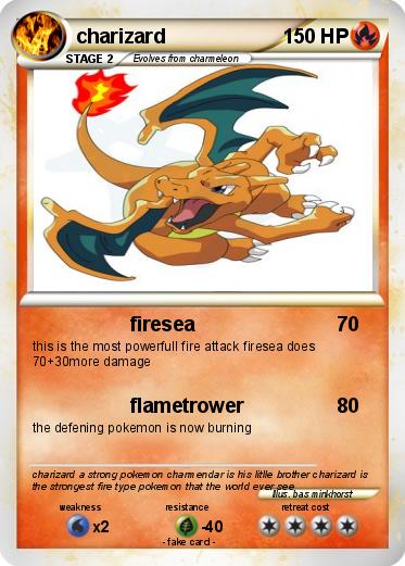 Pokemon charizard