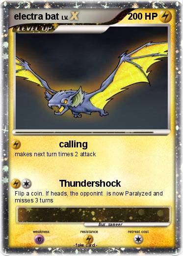 Pokemon electra bat