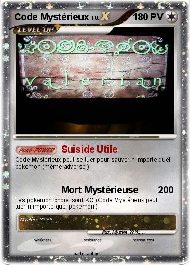 Pokemon Code Mystérieux
