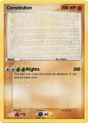 Pokemon Constitution