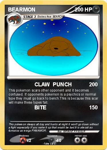 Pokemon BEARMON