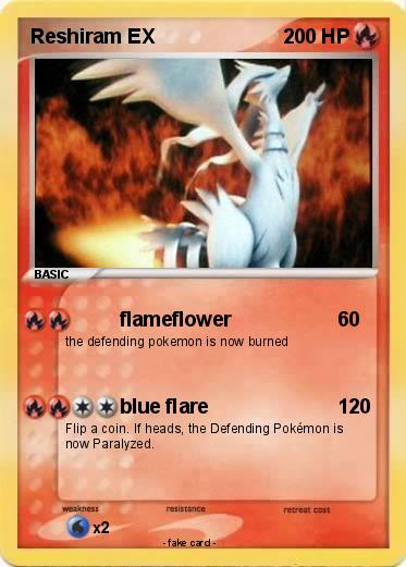 Pokemon Reshiram EX