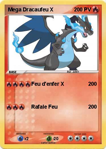 Pokemon Mega Dracaufeu X