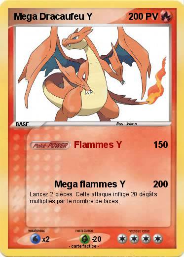 Pokemon Mega Dracaufeu Y