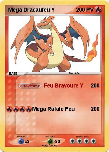 Pokemon Mega Dracaufeu Y