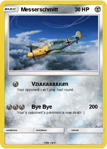 Pokemon Messerschmitt