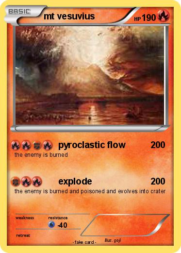 Pokemon mt vesuvius