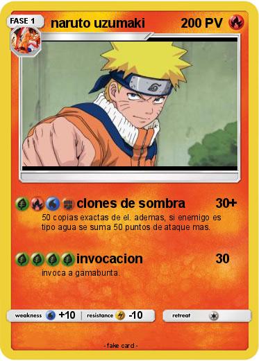 Pokemon naruto uzumaki