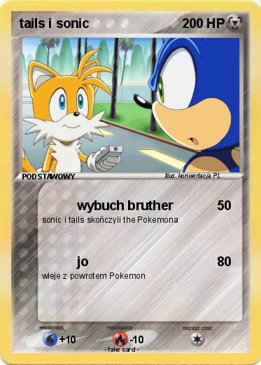 Pokemon tails i sonic