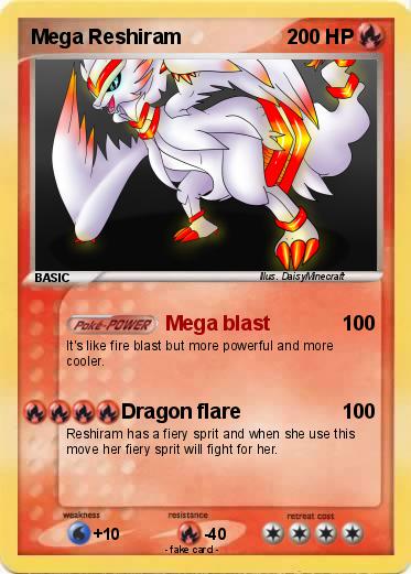 Pokemon Mega Reshiram