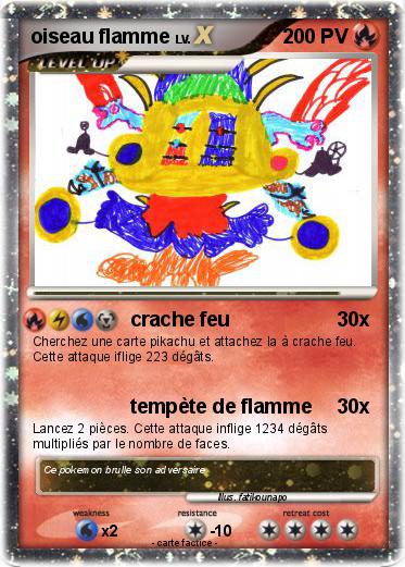 Pokemon oiseau flamme