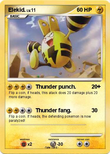 Pokemon Elekid.