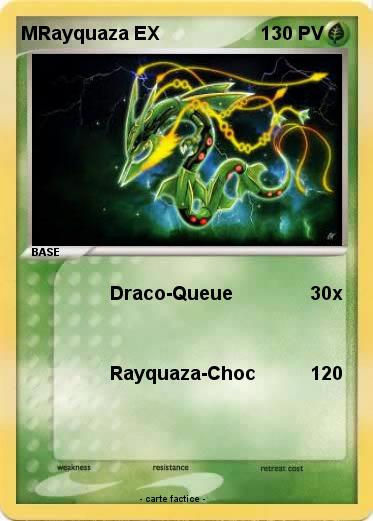 Pokemon MRayquaza EX