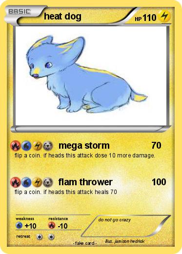 Pokemon heat dog