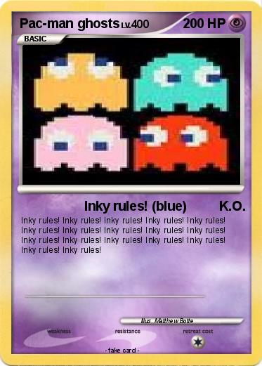 Pokemon Pac-man ghosts