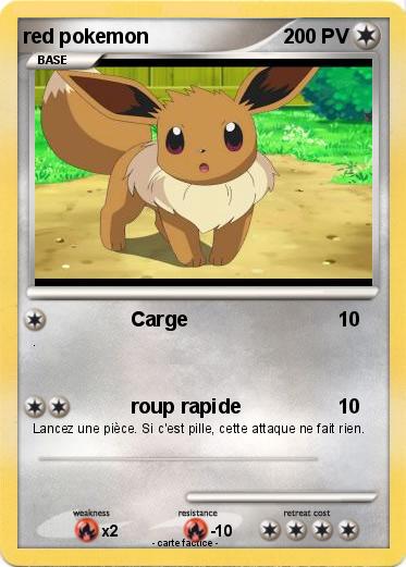 Pokemon red pokemon