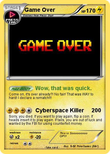 Pokemon Game Over