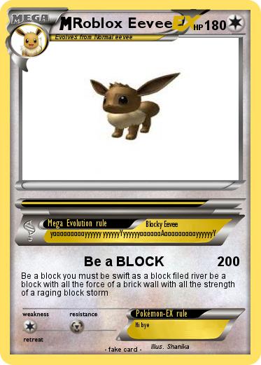 Pokemon Roblox Eevee