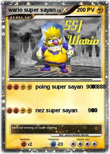 Pokemon wario super sayan