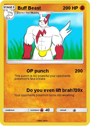 Pokemon Buff Beast
