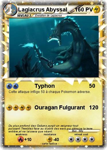 Pokemon Lagiacrus Abyssal
