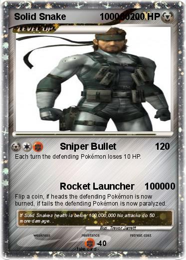 Pokemon Solid Snake             100000