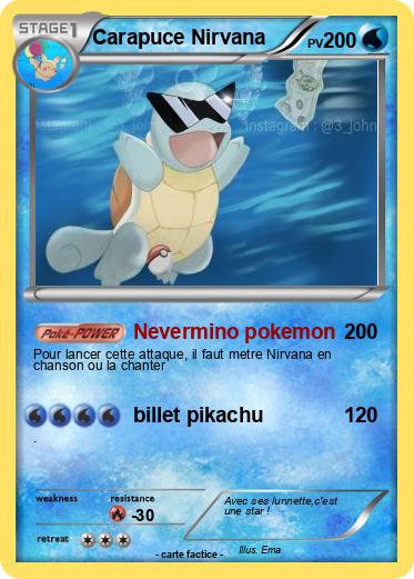 Pokemon Carapuce Nirvana