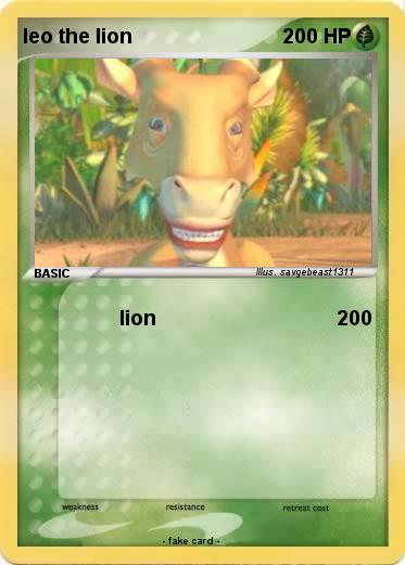 Pokemon leo the lion