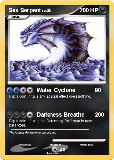 Pokemon Sea Serpent