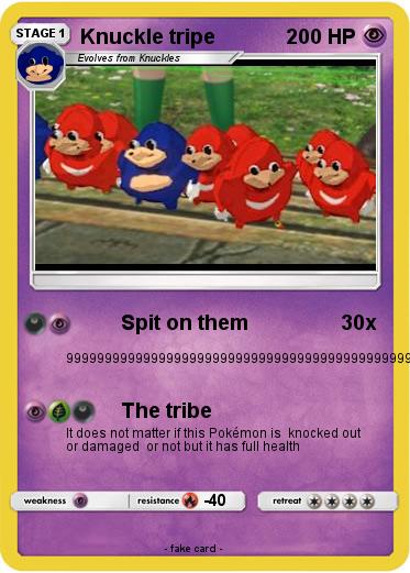 Pokemon Knuckle tripe