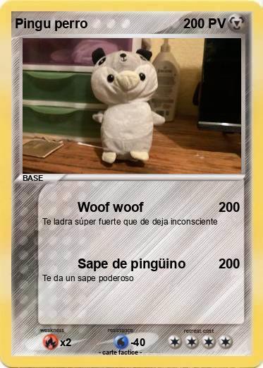 Pokemon Pingu perro
