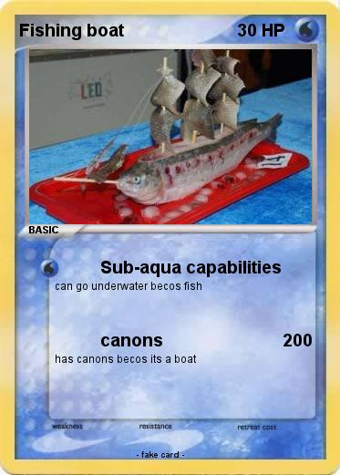 Pokemon Fishing boat