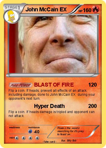 Pokemon John McCain EX